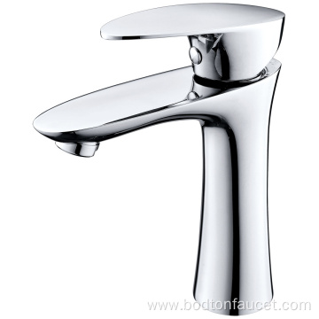 Brass faucet for triangular basin